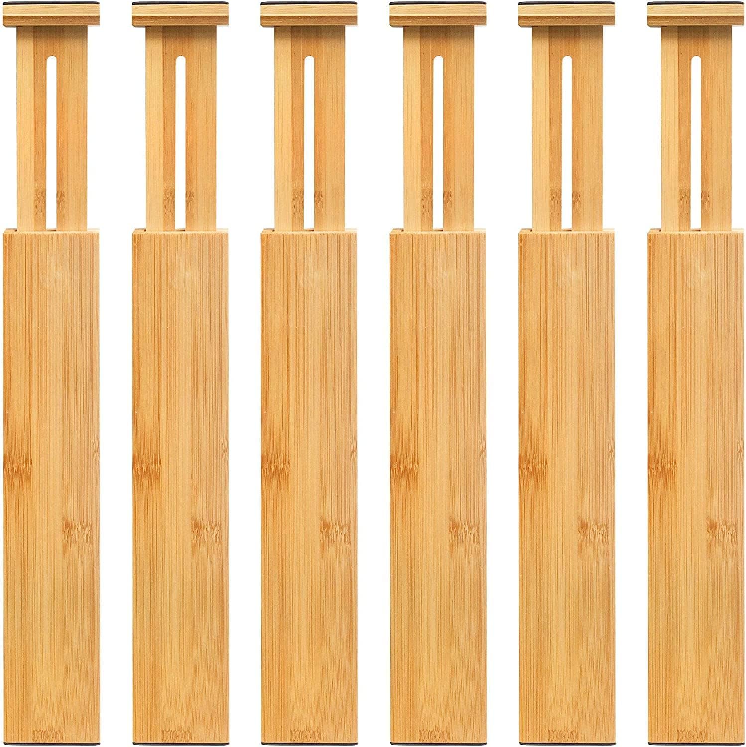 Bamboo Drawer Dividers Set of 4