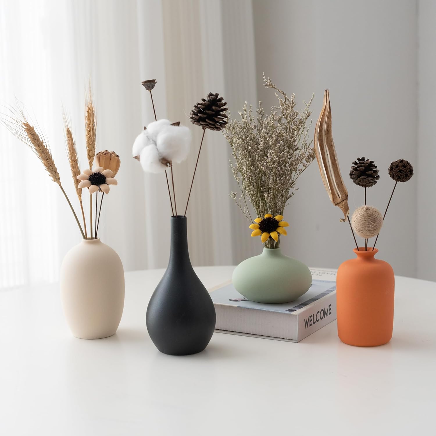 Decorative Ceramic Vase Set